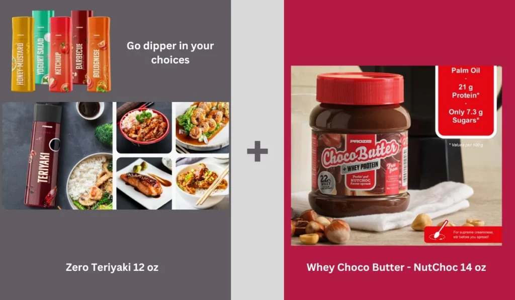 Zero Teriyaki  + Whey Choco Butter