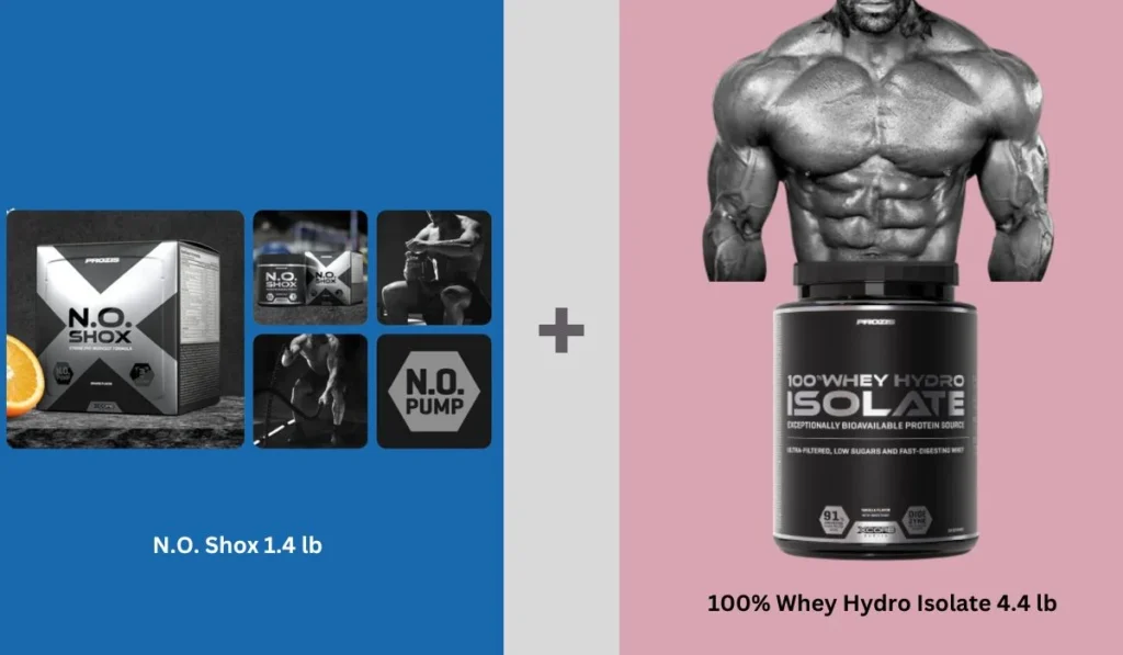 N.O. Shox + 100% Whey Hydro Isolate